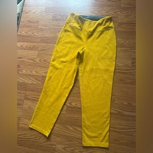 Women with Control Yellow Ankle Pants